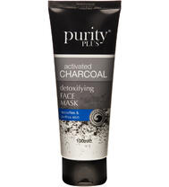 Purity Plus Activated Charcoal Detoxifying Face Mask 100ml: $7.00