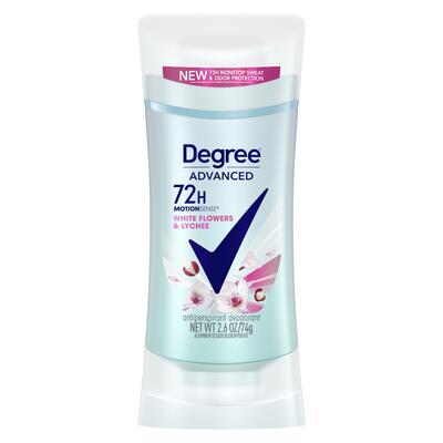 Degree Advanced White Flowers & Lychee Antiperspirant Deodorant 2.6oz: $16.00