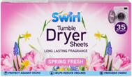 Swirl Tuumble Dryer Sheets Spring Fresh 35pk: $0.00