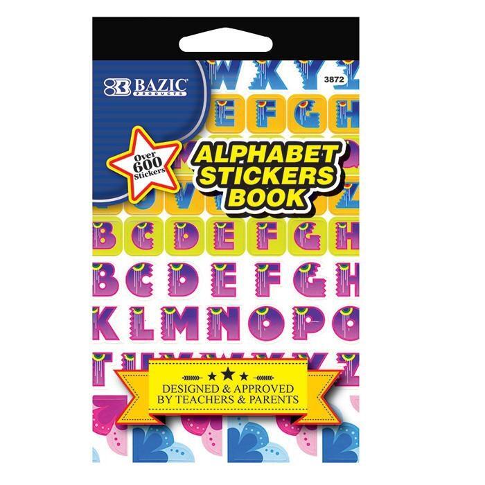 Bazic Alphabet Sticker Book: $2.00