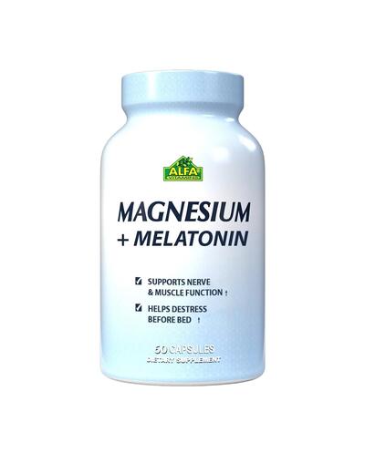 Alfa Vitamins Magnesium+Melatonin 10mg 60 capsules