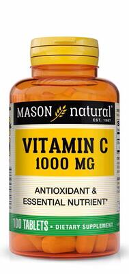 Mason Vitamin C 1000mg Pure Ascorbic Acid Tablets 100's: $0.00