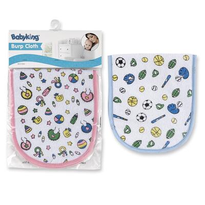 Baby King Burp Cloth Assorted 1 count: $3.00