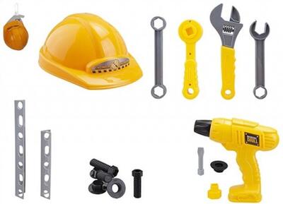 Construction Hat Tool Set