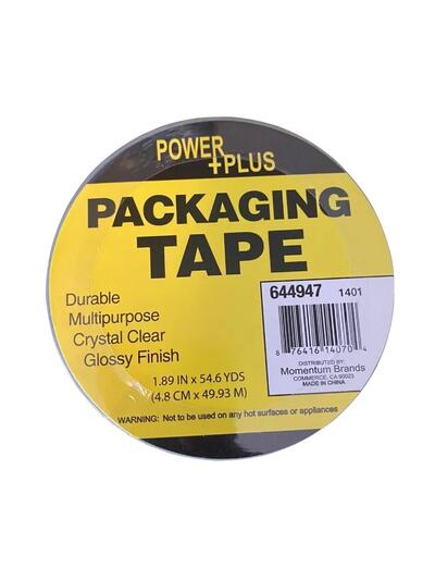 Power Plus Packing Tape Clear: $6.00