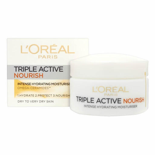 LOreal Paris Triple Active Nourish Intense Hydrating Moisturiser 50ml