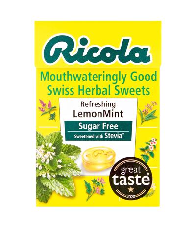 Ricola Sweets Herbal Lemon Mint Sugar Free 45gm
