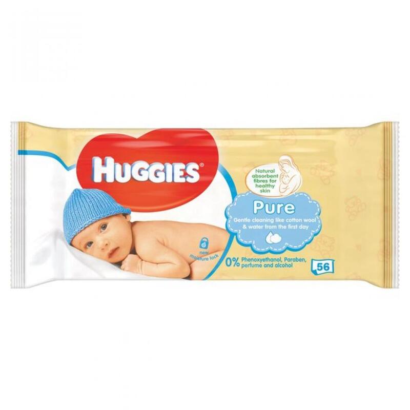 Huggies Pure Baby Wipes 56ct: $9.50