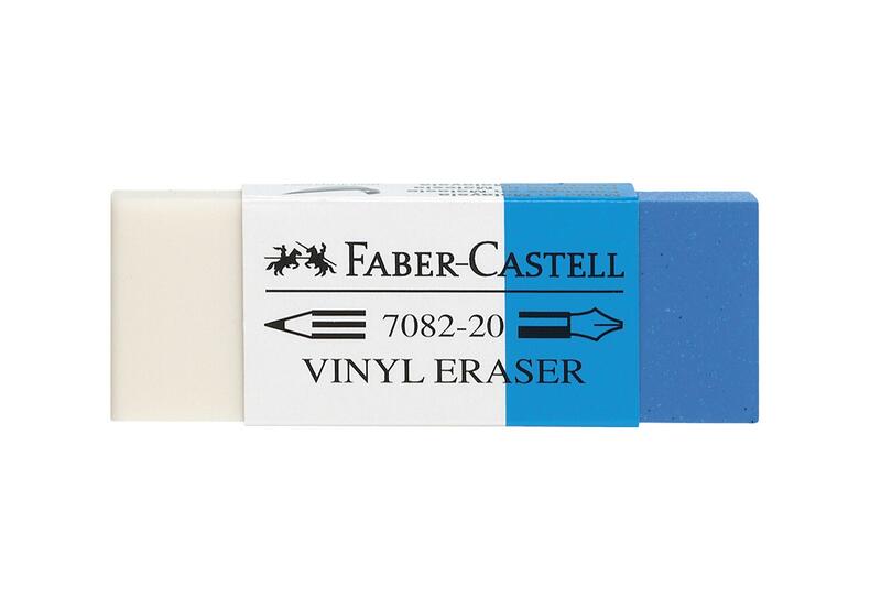 Faber-Castle Eraser White/Blue