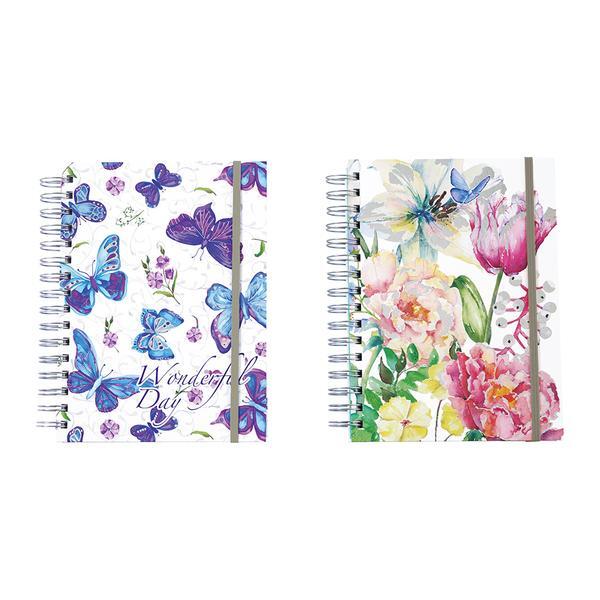 Jumbo Spiral Floral Journal