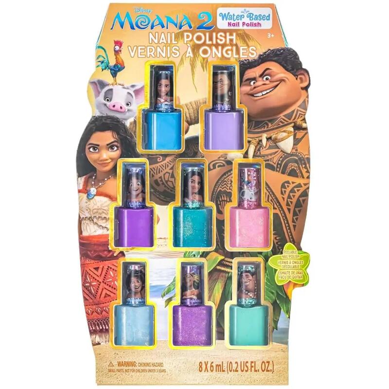 Moana Nail Polish 8pk