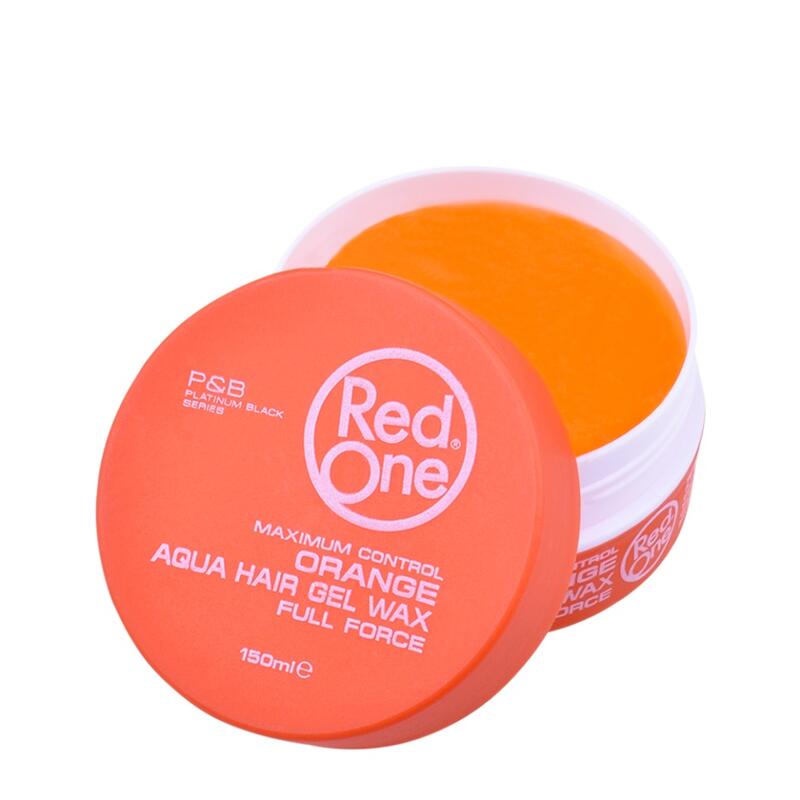 Red One Aqua Hair Gel Wax Orange 150ml: $13.01