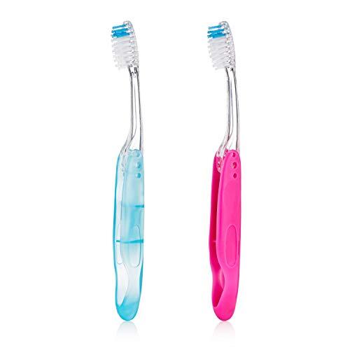Kole Folding Travel Toothbrush 2 count