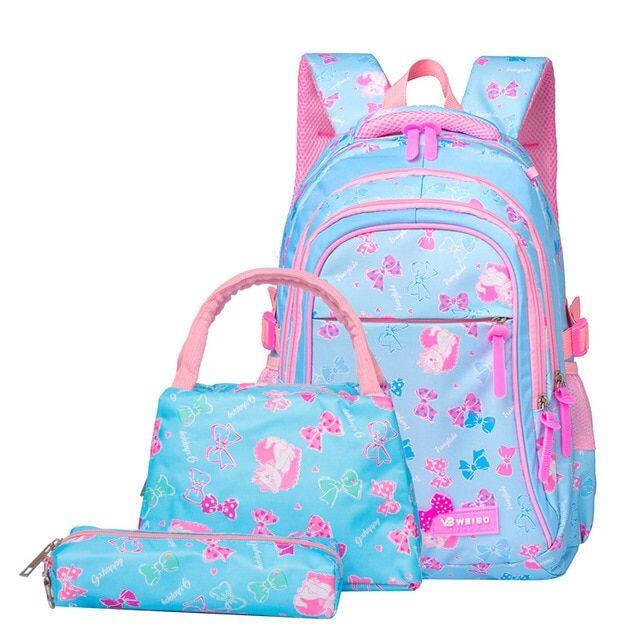 Bows Backpack Set 3pcs