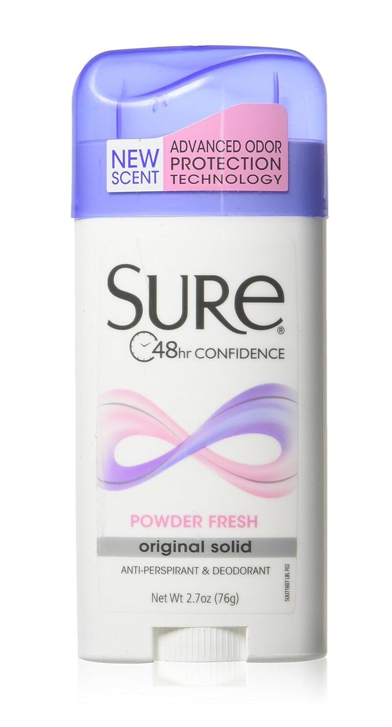 Sure Original Solid Deodorant Powder Fresh 2.6oz