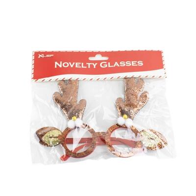Christmas Novelty Glasses: $5.00