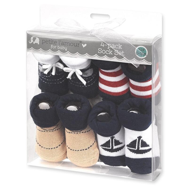 Baby Booties 0-12 months 4 pack