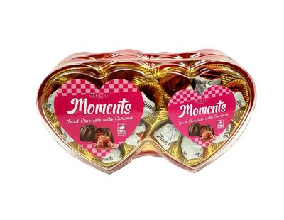 Moments Twin Heart Milky With Caramel Cream: $20.00