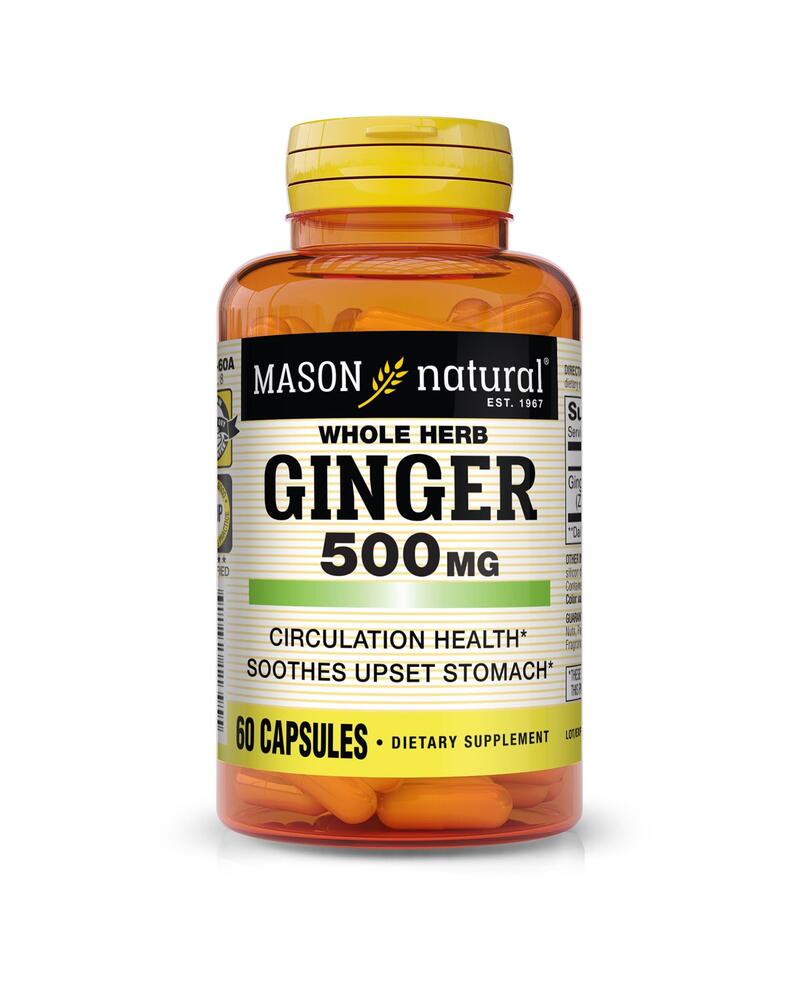 Mason Ginger Root 500mg Caps 60s