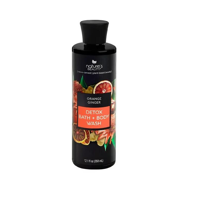 Nature's Beauty Detox Bath + Body Wash Orange Ginger 12.1oz