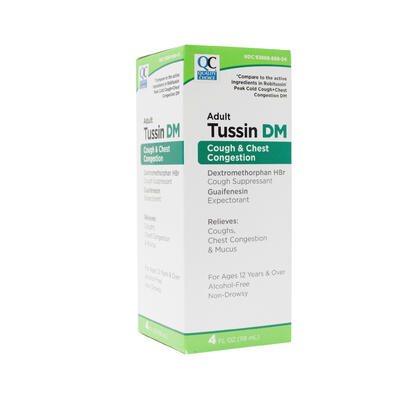QC Tussin DM Cough and Chest Congestion 4 oz: $11.50
