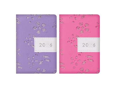 Diary Pocket WTV Glitter Floral Fabric Assorted 1 count