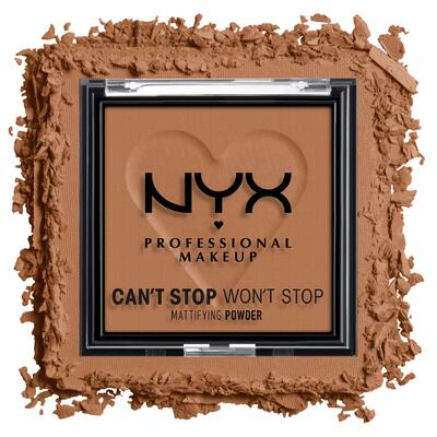 NYX Can't Stop Won't Stop Mattifying Powder Mocha 0.21oz