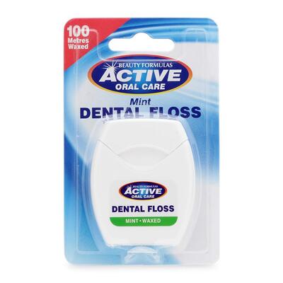 Active Dental Floss Wax Mint 100m