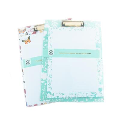 Fashion Clipboard With Notepad Set 50 Sheets