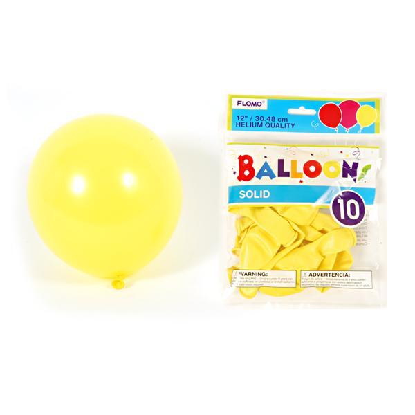 Flomo Balloons Yellow 12