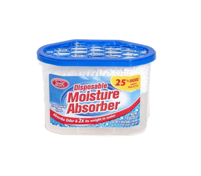 Home Select Disposable Moisture Absorber Fragrance Free 6.3oz
