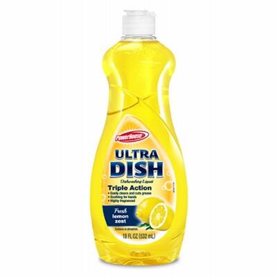 Powerhouse Dishwashing Liquid Lemon Zest 18oz