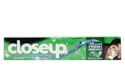 Close-Up ToothPaste Gel Menthol Ever Fresh 145 ml: $7.00