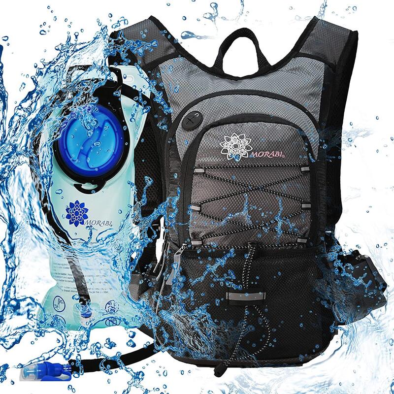Hydration Backpack Solid Grey