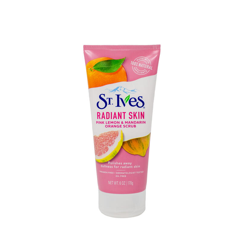 St. Ives Radiant Skin Pink Lemon and Mandarin Orange Face Scrub 6 oz