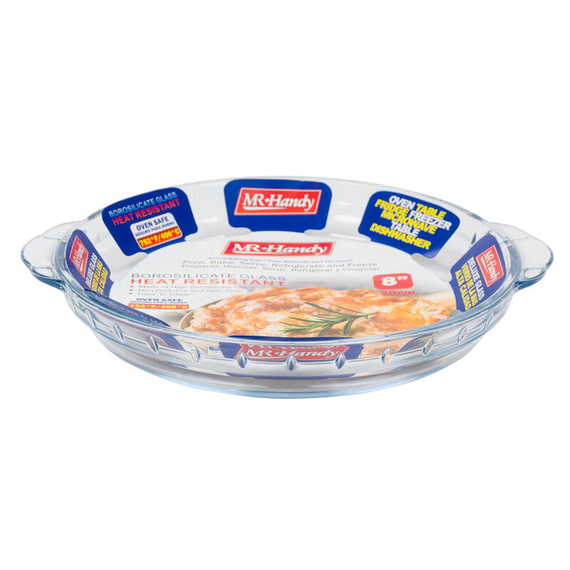 Baking Pan Clear Round 8 inch: $8.00