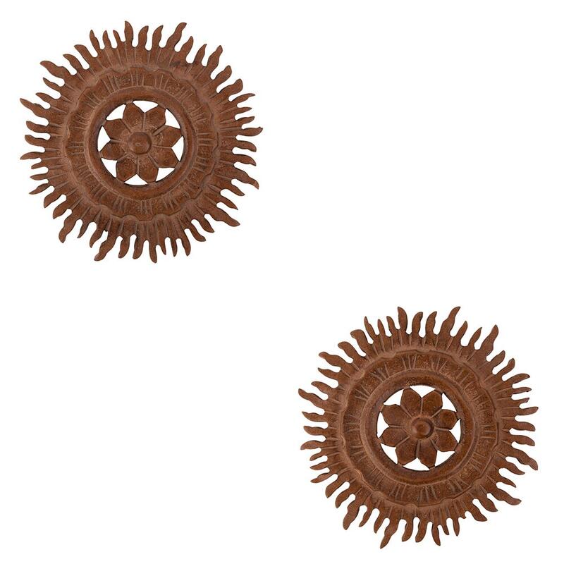 Natural Home Carved Trivet Assorted Wood 8