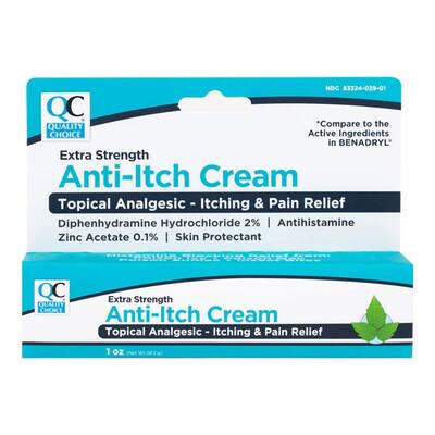 QC Extra Strength Anti-Itch Cream 1oz