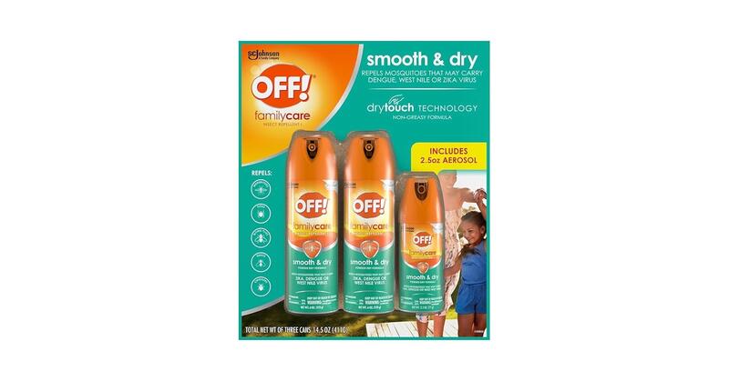 Off Smooth & Dry 2pk 6oz
