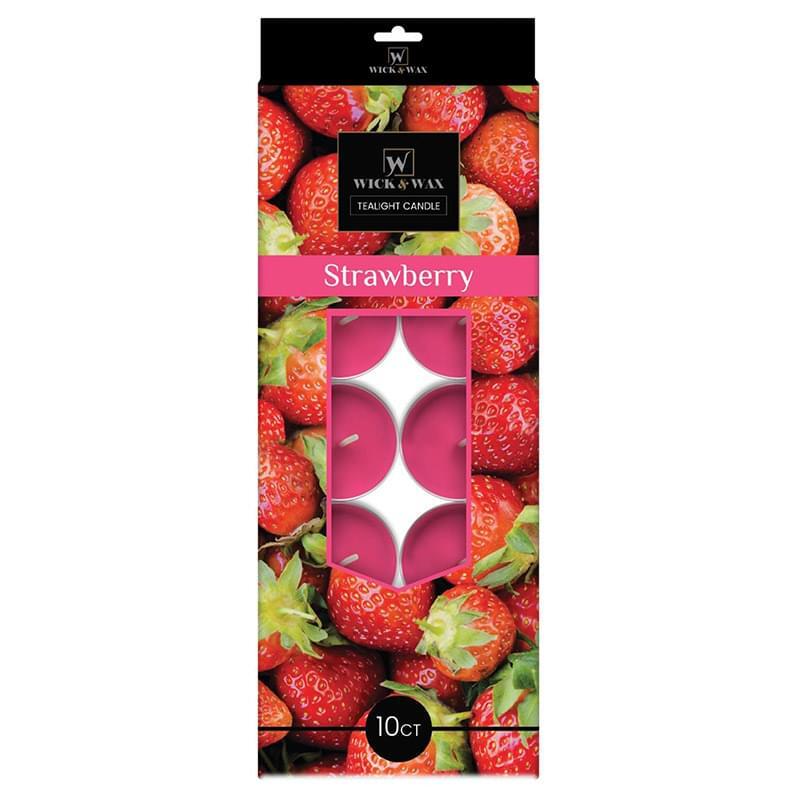 Wick & Wax Tealight Candles Strawberry