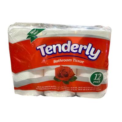 Economy/Tenderly Toilet Paper 12PK: $12.00