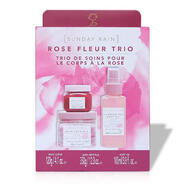 Sunday Rain Rose Fleur Bath Trio: $40.01