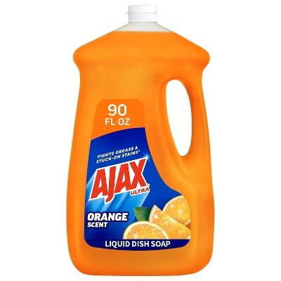 Ajax Dish Wash Liquid Orange 90oz