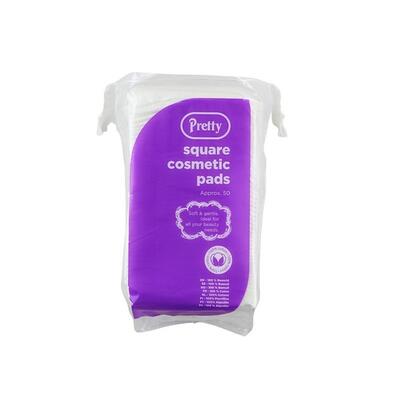 Pretty Cosmetics Square Pads 50ct