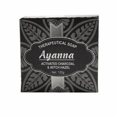 Ayanna Charcoal & Witch Hazel Soap 120g: $10.00