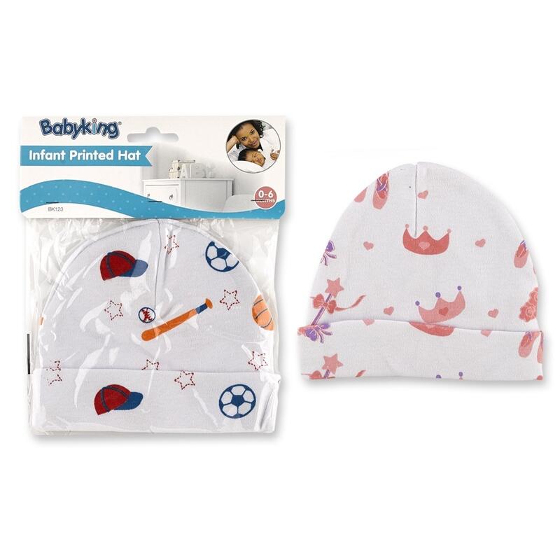 OSQ Baby Cotton Hat Printed Asst: $3.00