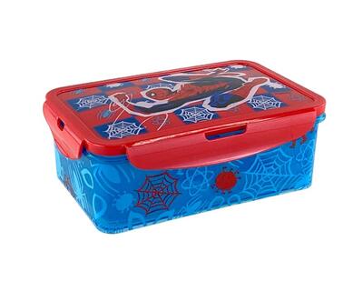 Stor Rectangular Food Container Spiderman 1 count