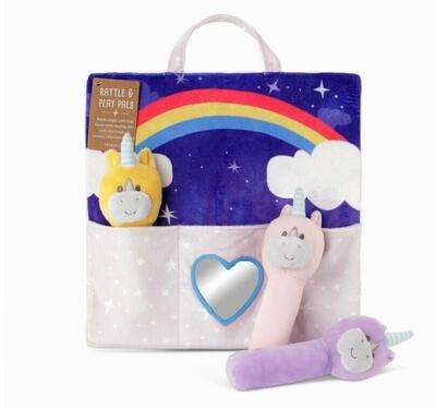 Demdaco Rattle & Play Pals Plush Assorted