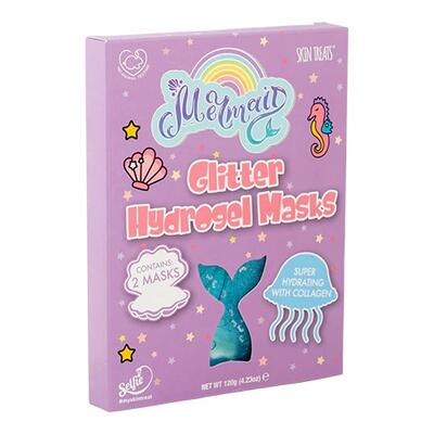Mermaid Glitter Hydrogel Mask 2pk: $10.00