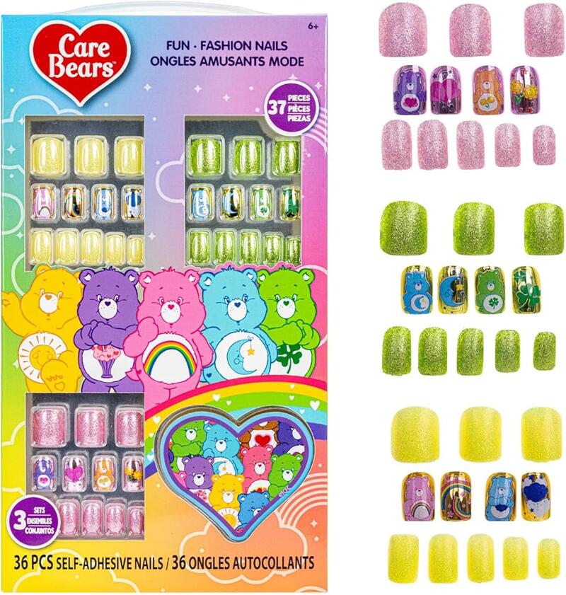 Care Bears Press On Nails 36pk